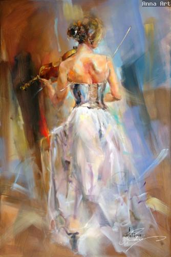 Soul Enchanted | Painting by Anna Razumovskaya